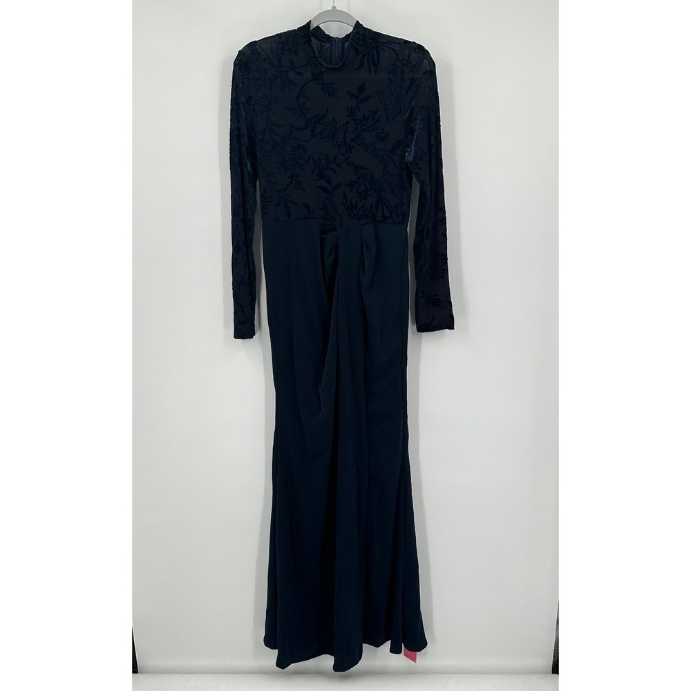 Womens Whimisigoth Burnout Velvet Maxi Dress Size S Moody Dark Romance Gala